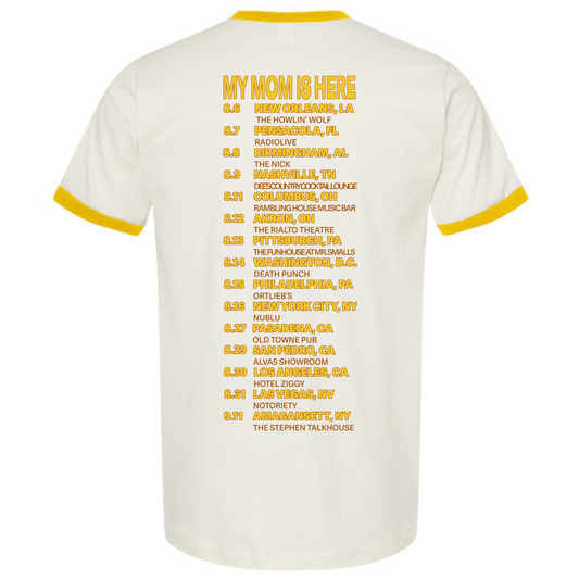 Unisex MMIH Yellow Ringer Tee